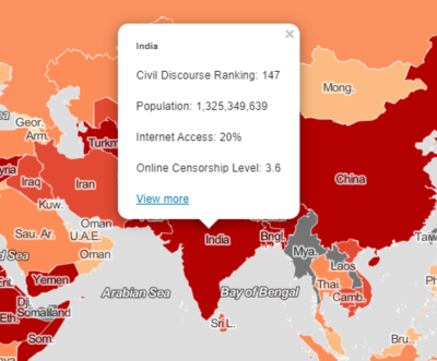 Faculty and Students Collaborate on Global Civil Discourse Map